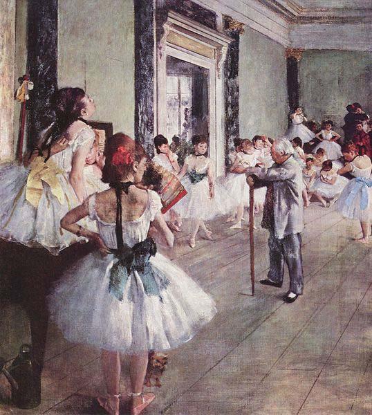 Edgar Degas The Dance Class Sweden oil painting art